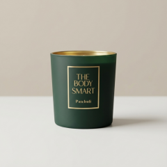 Kokulu Mum Gold Collection Patchuli Lux Yesil/Gold Cam Sise 390 gr Topraksı Aroma